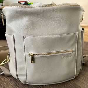 Fawn Design Diaper Bag in Gray
